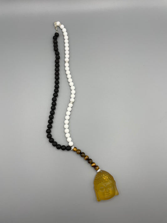 Prana Buddhist Lava Bead